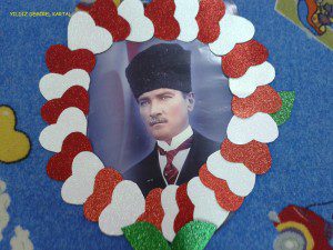 Atatürk Haftası için Çelenk yapımı etkinliği
