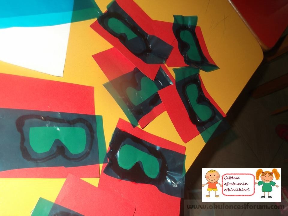 Okul öncesi Sanat Etkinliği Gözlük Yapımı Ilosofia