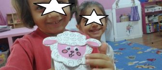 Okul Öncesi Eğitimde Kurban Bayramı Kart Örneği