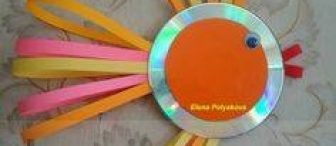 okul öncesi kağıt kesme çalışması olarak balık etkinliği