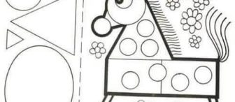 okul öncesi eğitimde kağıt kesme çalışmalarıyla şekiller etkinliği