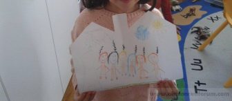 Evimiz ve ailemiz  “Katlama ve resim”