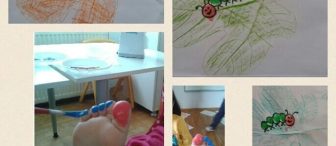 Ayak parmaklarımızın baskısından tırtıl :)