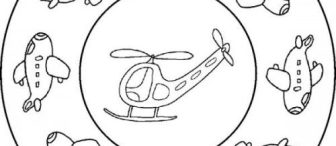 Çocuklar İçin Mandala Örnekleri 4