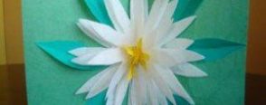 Kağıttan 3 boyutlu çiçek yapımı