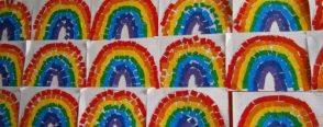 Gökkuşağı yaptık:)