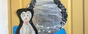 Yırtma  Yapıştırmadan Pengu ve Annesi :)
