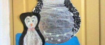 Yırtma  Yapıştırmadan Pengu ve Annesi :)