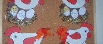 Şirin tavuklar ve yumurtaları