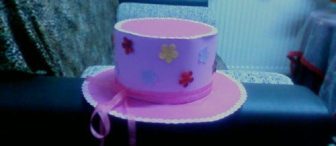 Buda kagit sapkam..ve elbiselerim