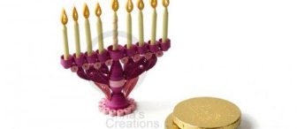 Pembe bir çiçek kalıbıyla;)