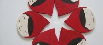 Kırmızı başlıklı kız bardak altı