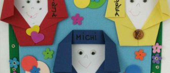 Kağıt katlama ile çocuk