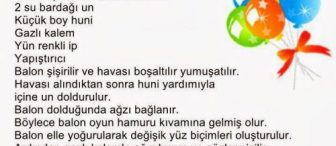 Balon Kukla yapımı