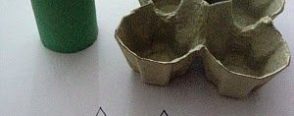 Yumurta Kolisi ile Çiçek