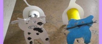 Rulo ile Kedi,İnek(kalıplı)