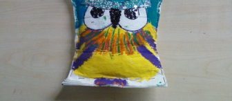 Peçeteden baykuşumuz