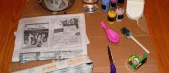 Balonn ve Gazete kullanarak Domuz yapılışı