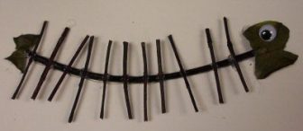 BALIK (bir ağaç dalı ve kuru bir yaprak yeterli)