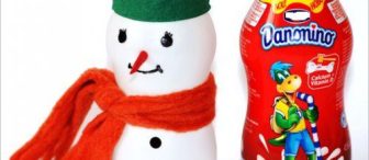 Ayran kutusundan Kardan adam