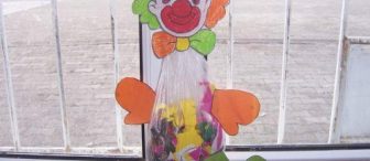 poşetten palyaço ve tabaktan ilginçl fil