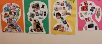 Hoş bir kolaj çalışması