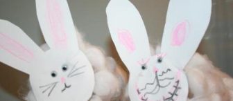 Pet Şişe ve Pamuktan Tavşan