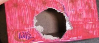 Peçete Kutusu ve Tuvalet Kağıdı Rulosundan Gitar