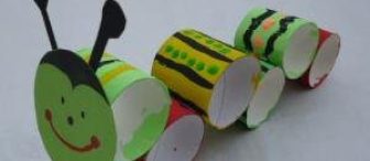 Rengarenk Tırtıl(rulo ile)