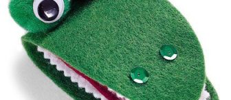 keçeden sevimli ve kolay timsah:))