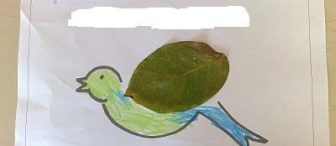 Kanadı Yapraktan Kuş(kalıplı)