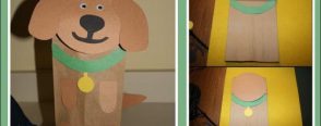 Kese Kağıdından Köpek(kalıplı)