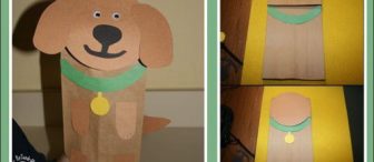 Kese Kağıdından Köpek(kalıplı)