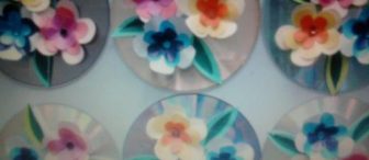 Cd Üzerindeki Çiçekler