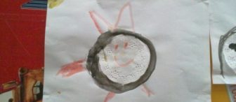 Öğrencilerimin Bardak Altlığı ile Resim Çalışmaları:))