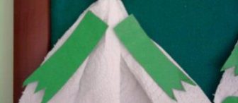 Peçeteden Kurbağa Yaptık