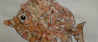 Kalemtraşdan artıklarıyla Balık…