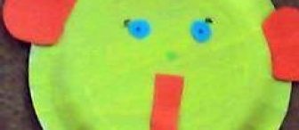 Kağıt tabakdan tavşan ve fİl.