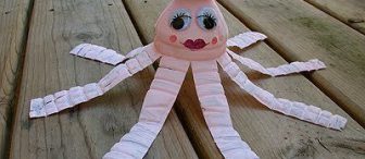 Şişeden ahtapot yapımı çok şirin :)