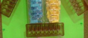 Çikolata kaplarından robot