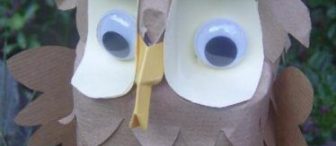 Pet şişeden baykuş