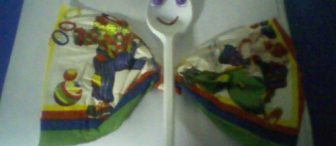 Kağıt peçeteden kelebek :)