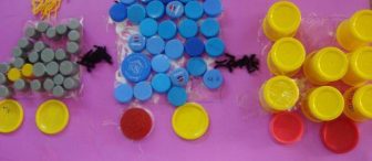 Şişe kapaklarından ,yumurta kolilerinden bakalım neler yaptık :)))