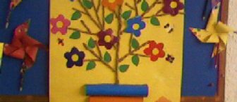 İlkbahar aĞacimiz ve rengarenk rÜzgar gÜllerİmİz:)