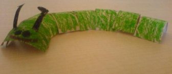 Peçeteden kelebek,tuvalet kağıdından tırtıl:)