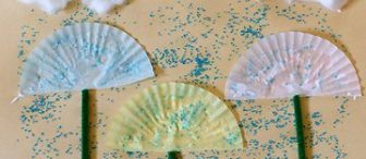 Şemsiye(kek kalıbından) ve kardan adam(çoraptan) :)