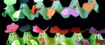 Yumurta kolisinden tavuk