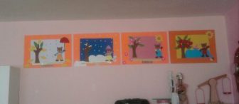 Ayılı çok şirin mevsim şeridi