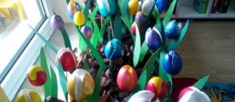 Strafor Yumurtadan lalelerimiz