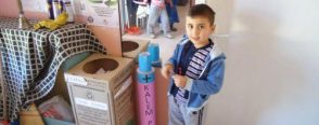 Pil görünümünde Atık pil kutumuz…